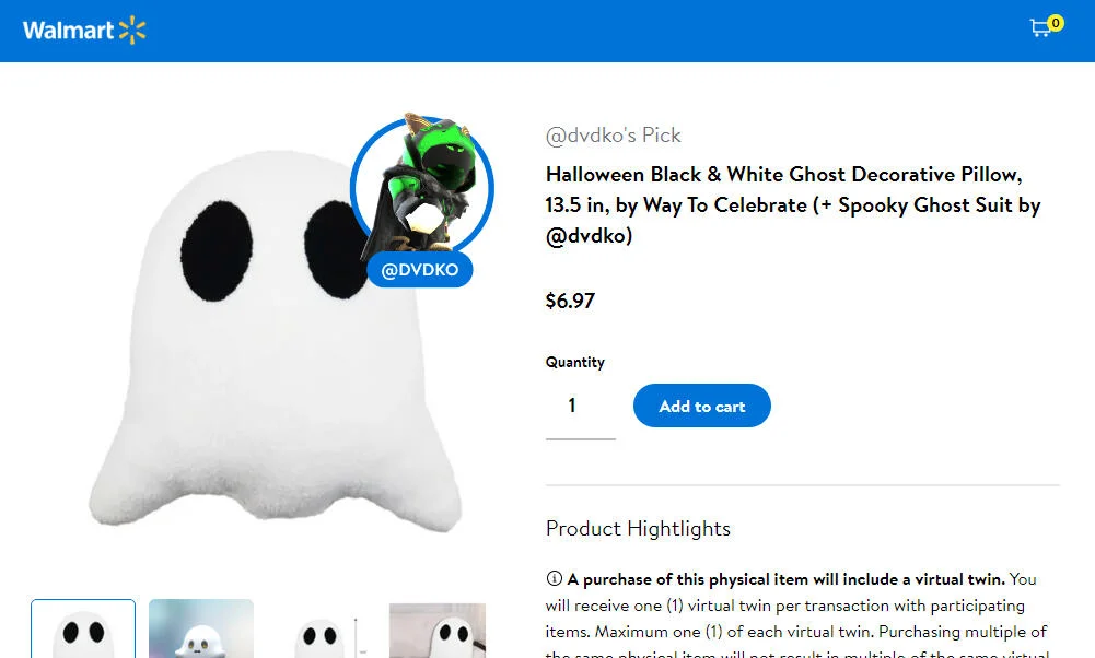 Walmart Virtual Twin